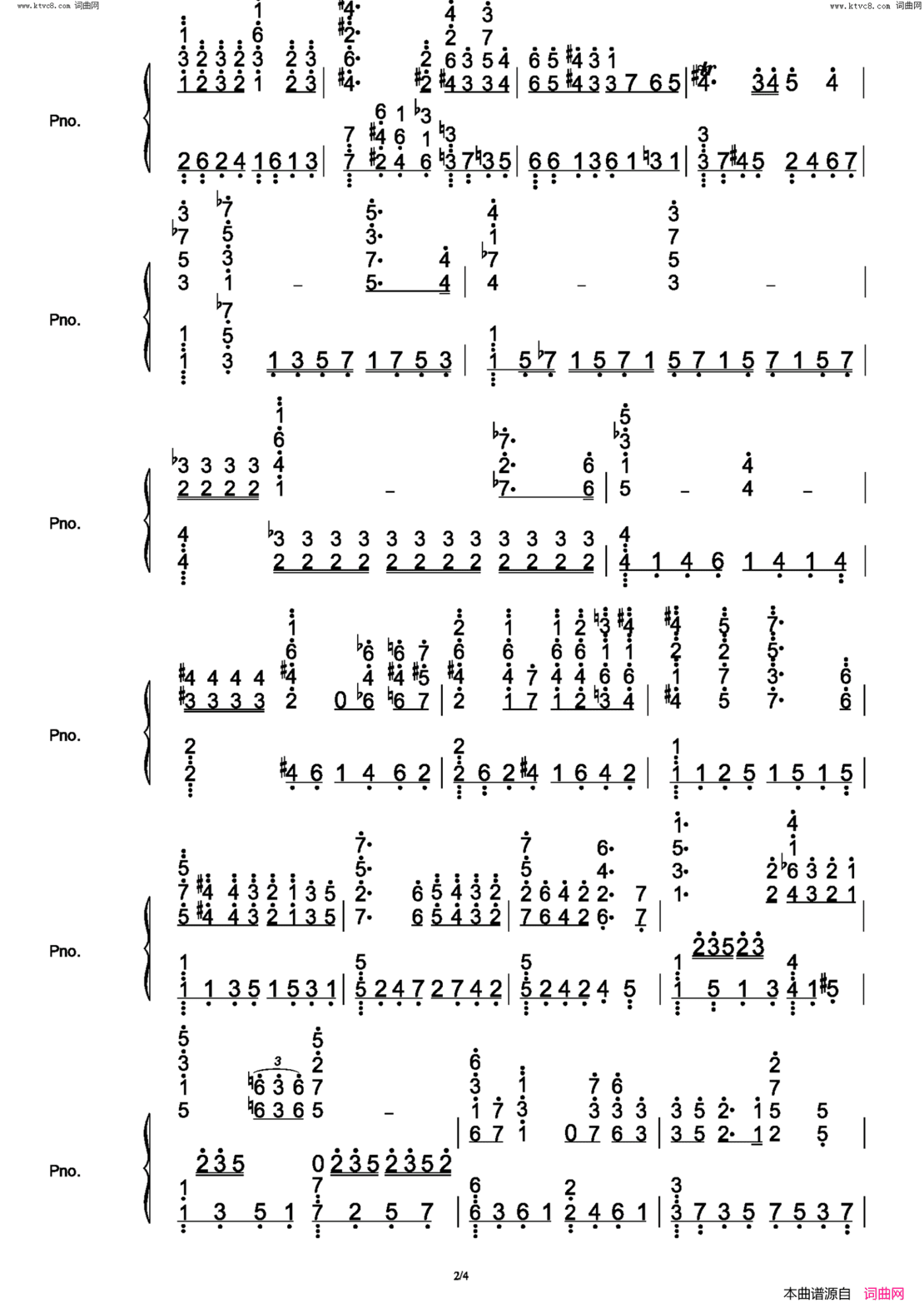 Carmen Entr'acte【卡门间奏曲】简谱