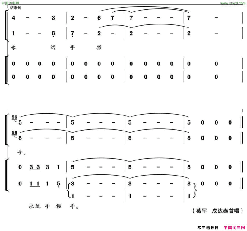 相聚在陶都 永远手握手又名：相聚陶都简谱