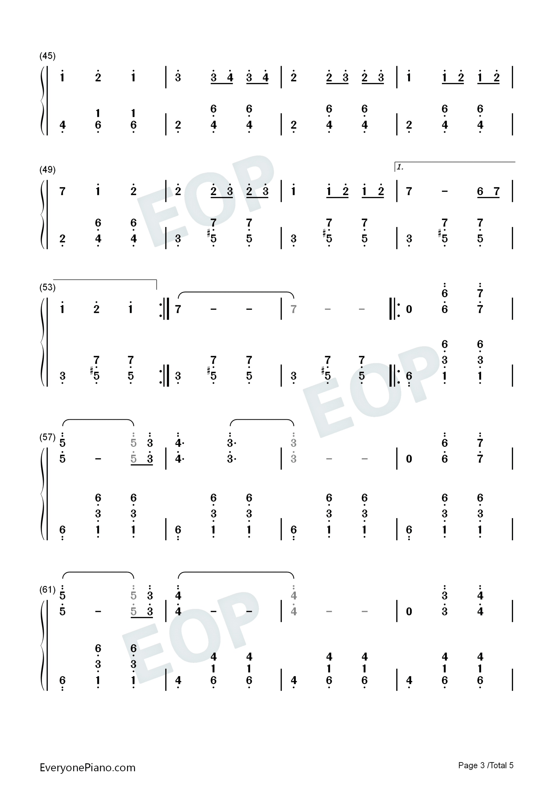 Valse-Evgeny Grinko双手简谱预览3