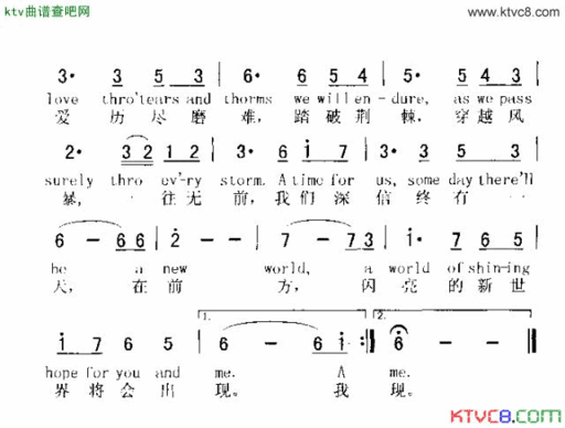 ATIMEFORUS终有一天简谱